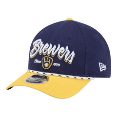 Milwaukee Brewers New Era Team Loyal 9FORTY M-Crown Adjustable Hat - MLB Hats