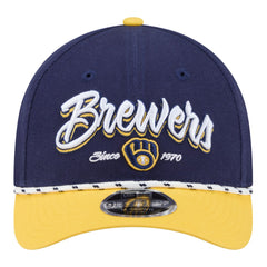 Milwaukee Brewers New Era Team Loyal 9FORTY M-Crown Adjustable Hat - MLB Hats
