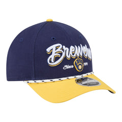 Milwaukee Brewers New Era Team Loyal 9FORTY M-Crown Adjustable Hat - MLB Hats