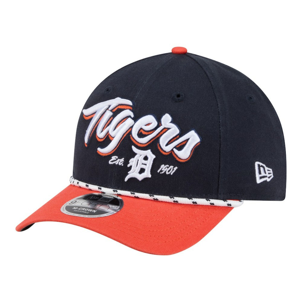 Detroit Tigers New Era Team Loyal 9FORTY M-Crown Adjustable Hat - MLB Hats