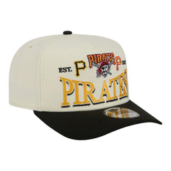 Pittsburgh Pirates New Era Throwback Tri-Hit A-Frame 9FIFTY Adjustable Hat - MLB Hats
