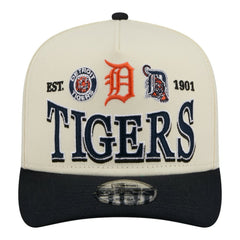 Detroit Tigers New Era Throwback Tri-Hit A-Frame 9FIFTY Adjustable Hat - MLB Hats