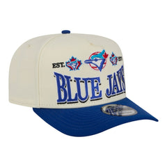 Toronto Blue Jays New Era Throwback Tri-Hit A-Frame 9FIFTY Adjustable Hat - MLB Hats