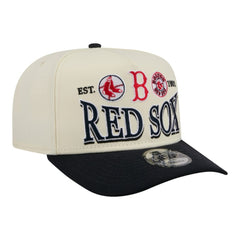 Boston Red Sox New Era Throwback Tri-Hit A-Frame 9FIFTY Adjustable Hat - MLB Hats