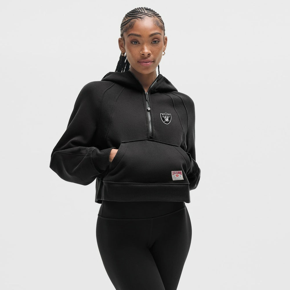 Las Vegas Raiders lululemon Women's Scuba Oversized Half-Zip Hoodie | NFL On sale