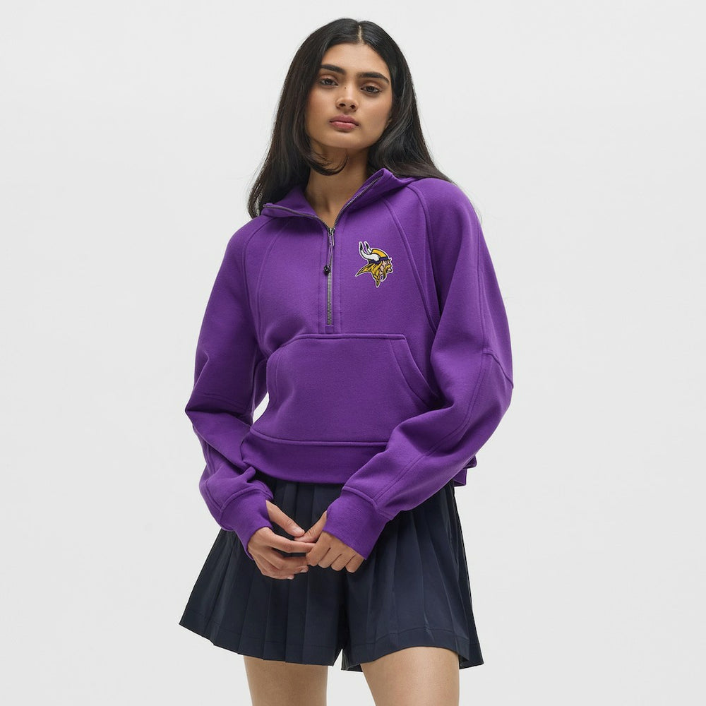 Minnesota Vikings lululemon Women's Scuba Oversized Half-Zip Hoodie | NFL US