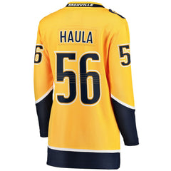 Erik Haula Nashville Predators Fanatics Women's Home Breakaway Player Jersey - NHL Jerseys