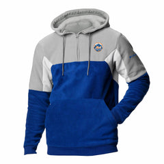 New York Mets Columbia Men's Lodge Fleece Quarter-Zip Hoodie - MLB Hoodies