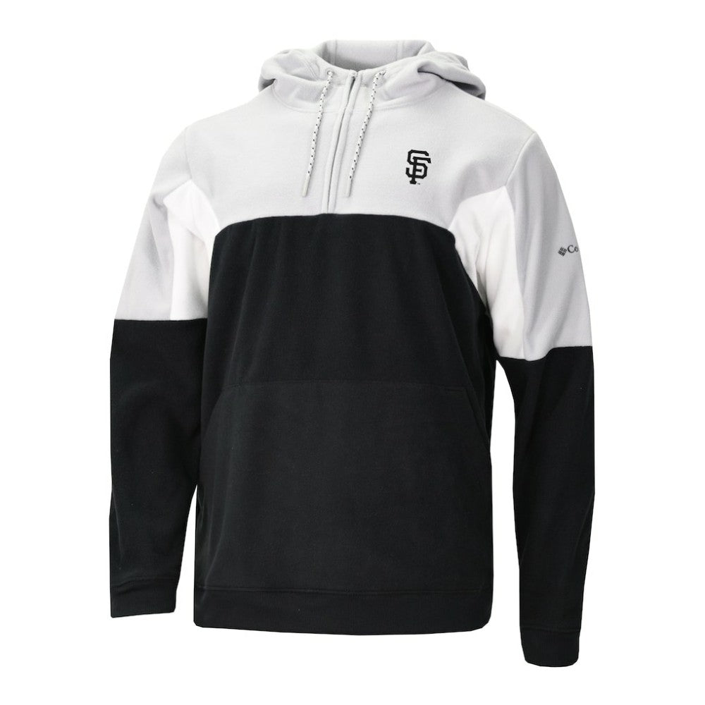 San Francisco Giants Columbia Men's Lodge Fleece Quarter-Zip Hoodie - MLB Hoodies
