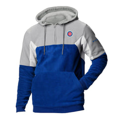 Chicago Cubs Columbia Men's Lodge Fleece Quarter-Zip Hoodie - MLB Hoodies