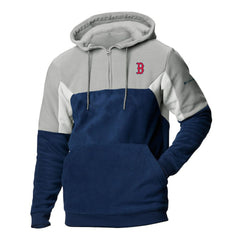 Boston Red Sox Columbia Men's Lodge Fleece Quarter-Zip Hoodie - MLB Hoodies