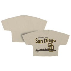 San Diego Padres Fanatics Women's Skyline Crop T-Shirt - MLB T-shirts