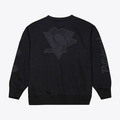 Pittsburgh Penguins Mitchell & Ness Phantom Fleece Crew Neck Sweatshirt - NHL Sweatshirts