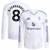 Bruno Fernandes Manchester United 2025/26 Away Long Sleeve Player Jersey