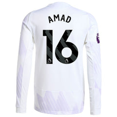 Amad Diallo Manchester United 2025/26 Away Long Sleeve Player Jersey