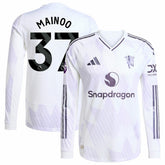 Kobbie Mainoo Manchester United 2025/26 Away Long Sleeve Player Jersey