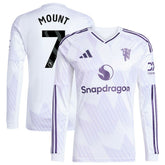 Mason Mount Manchester United 2025/26 Away Replica Long Sleeve Player Jersey