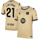 Frenkie de Jong Barcelona 2025/26 Away Stadium Replica Jersey