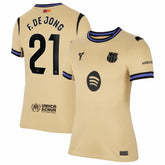 Frenkie de Jong Barcelona Women's 2025/26 Away Stadium Replica Jersey
