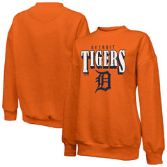 Detroit Tigers Majestic Threads Women's Bernard Classic Tri-Blend Sweatshirt - MLB Sweatshirts