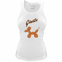 San Francisco Giants Tiny Turnip Women's Fitted Balloon Dog Tri-Blend Tank Top - MLB Tanks
