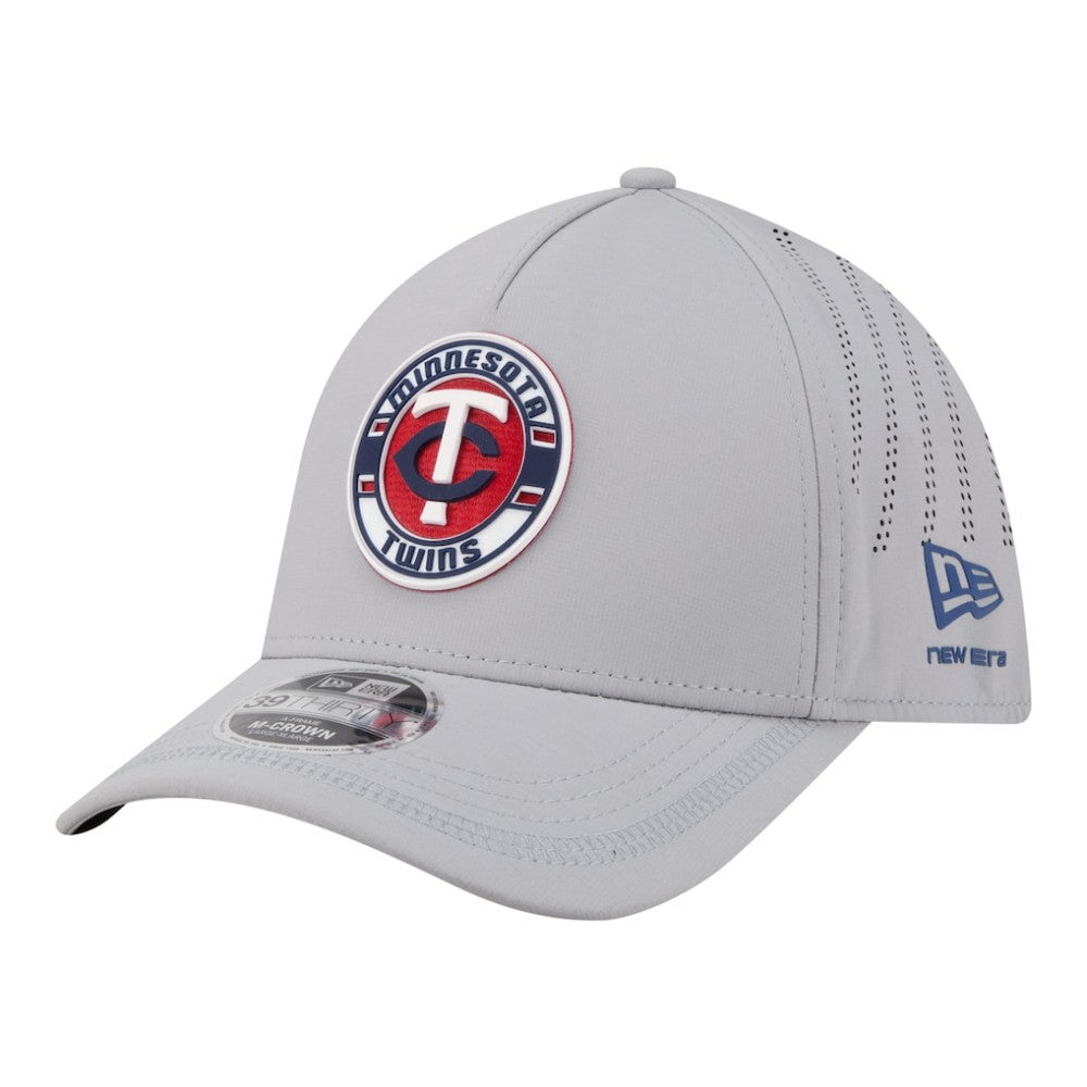 Minnesota Twins New Era Patch 39THIRTY A-Frame M-Crown Perforated Flex Hat - MLB Hats