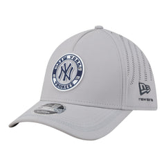 New York Yankees New Era Patch 39THIRTY A-Frame M-Crown Perforated Flex Hat - MLB Hats