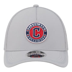 Cleveland Guardians New Era Patch 39THIRTY A-Frame M-Crown Perforated Flex Hat - MLB Hats