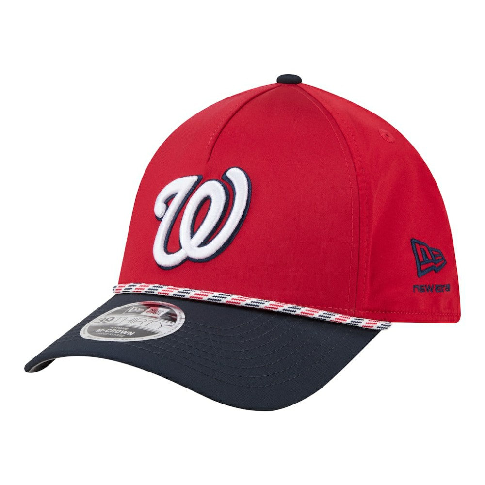 Washington Nationals New Era Rope M-Crown A-Frame 39THIRTY Flex Hat - MLB Hats