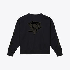 Pittsburgh Penguins Mitchell & Ness Unisex Phantom Fleece Crew Neck Sweatshirt - NHL Sweatshirts