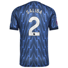 William Saliba Arsenal 2025/26 Away Player Jersey