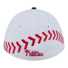 Philadelphia Phillies New Era Youth Baseball 39THIRTY M-Crown Flex Hat - MLB Hats