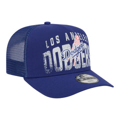 Los Angeles Dodgers New Era Youth Logo Fade A-Frame 9FIFTY Snapback Hat - MLB Hats