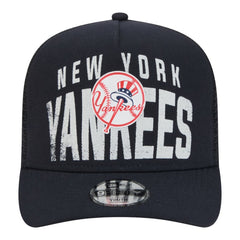 New York Yankees New Era Youth Logo Fade A-Frame 9FIFTY Snapback Hat - MLB Hats