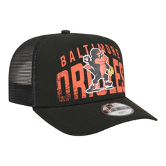Baltimore Orioles New Era Youth Logo Fade A-Frame 9FIFTY Snapback Hat - MLB Hats