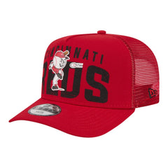 Cincinnati Reds New Era Youth Logo Fade A-Frame 9FIFTY Snapback Hat - MLB Hats