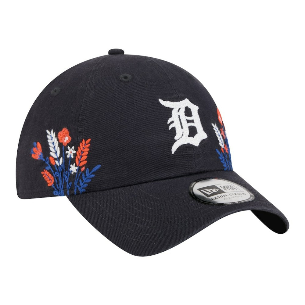 Detroit Tigers New Era Women's Wildflower Casual Classic Adjustable Hat - MLB Hats