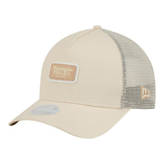 Philadelphia Phillies New Era Women's Tonal Patch 9FORTY M-Crown A-Frame Trucker Adjustable Hat - MLB Hats