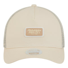 Philadelphia Phillies New Era Women's Tonal Patch 9FORTY M-Crown A-Frame Trucker Adjustable Hat - MLB Hats