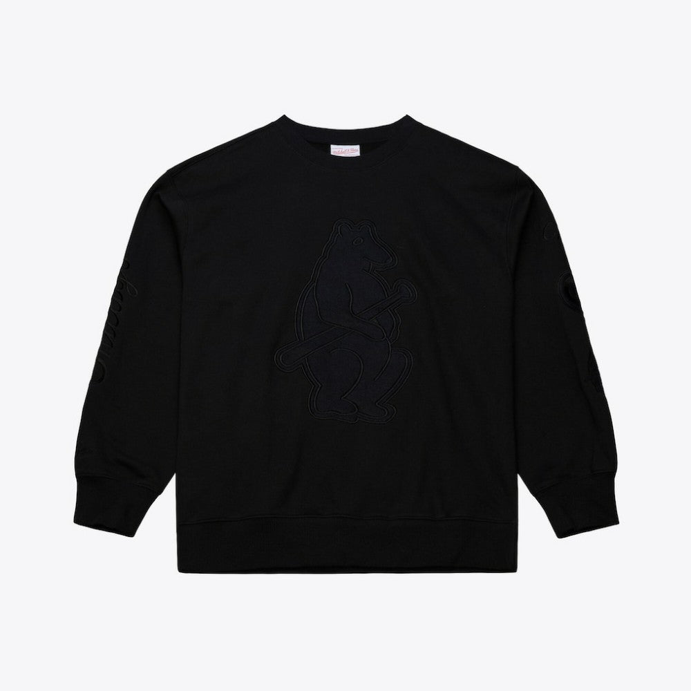 Chicago Cubs Mitchell & Ness Phantom Fleece Crewneck Sweatshirt - MLB Sweatshirts