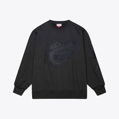 Baltimore Orioles Mitchell & Ness Phantom Fleece Crewneck Sweatshirt - MLB Sweatshirts
