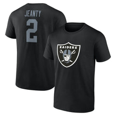 Las Vegas Raiders Ashton Jeanty Icon Name & Number T-Shirt | NFL US