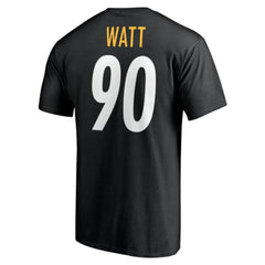 Pittsburgh Steelers T.J. Watt Icon Name & Number T-Shirt | NFL Sale
