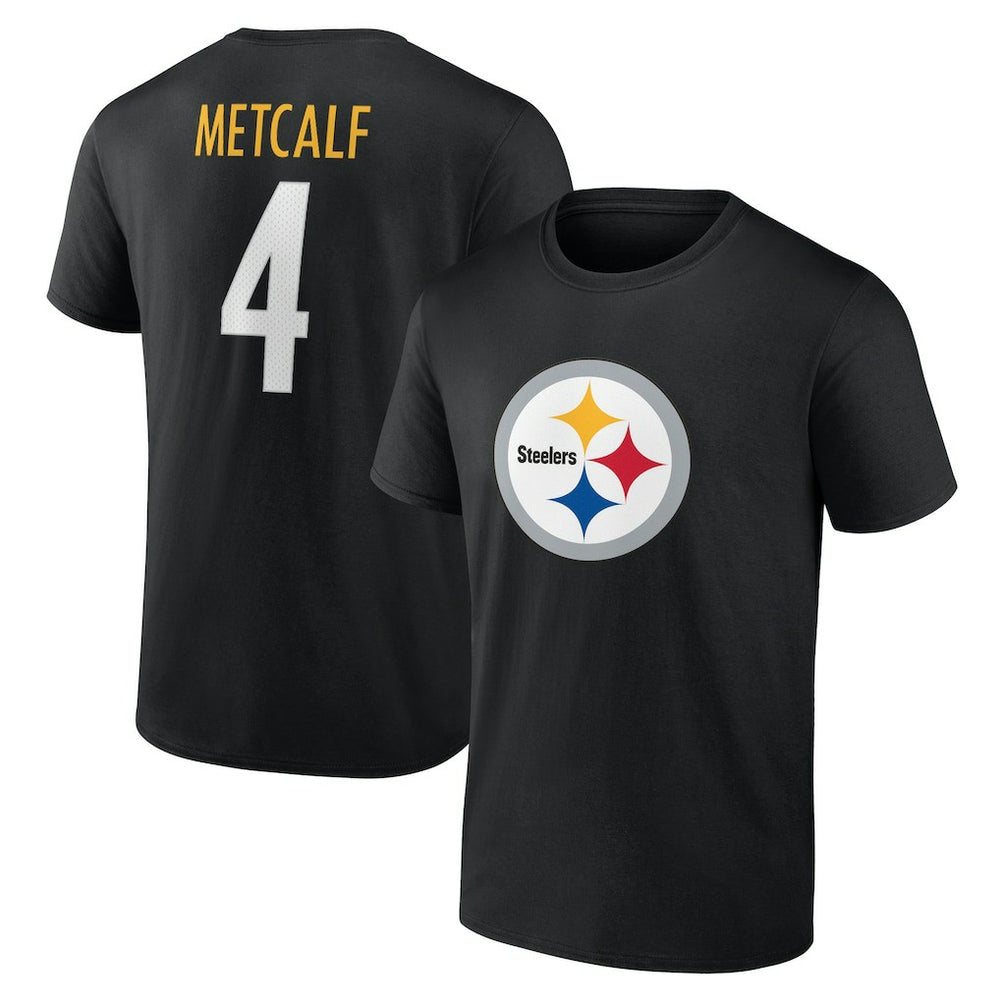 Pittsburgh Steelers DK Metcalf Icon Name & Number T-Shirt | NFL Hot