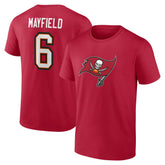 Tampa Bay Buccaneers Baker Mayfield Icon Name & Number T-Shirt | NFL US