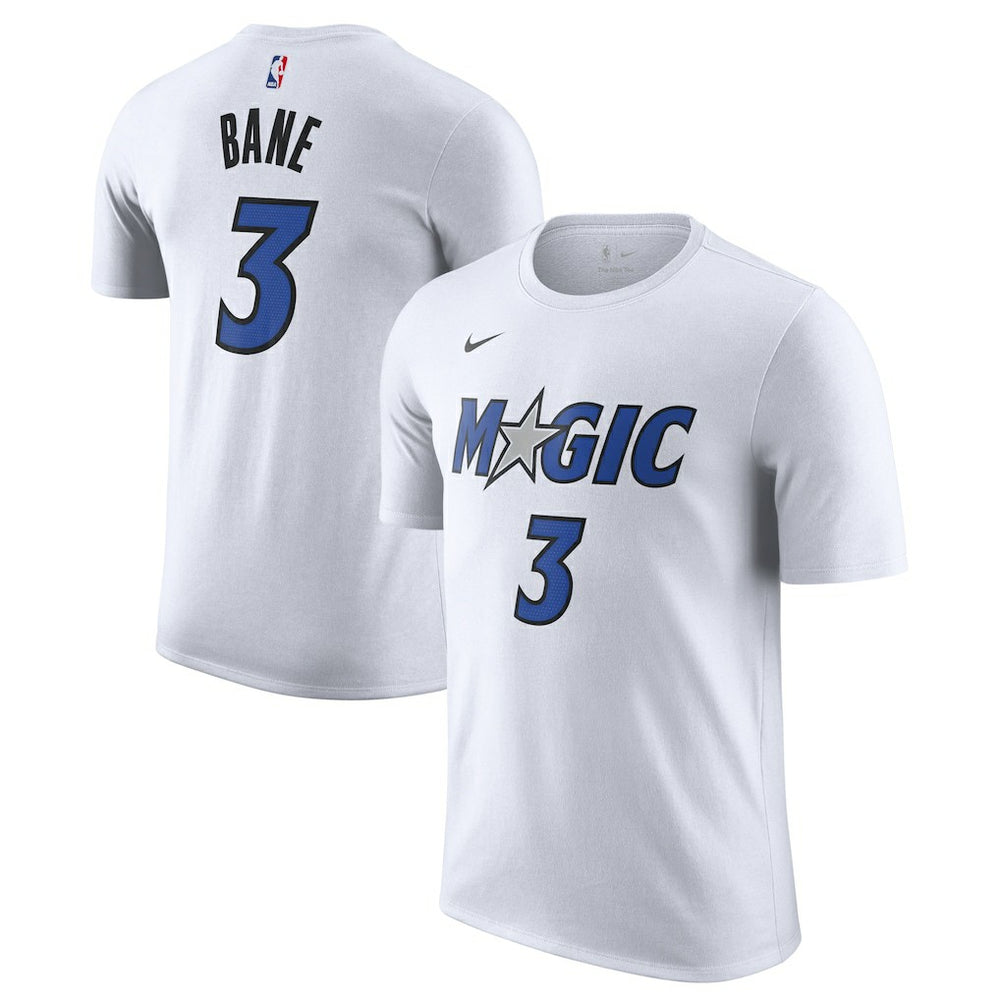White Desmond Bane Orlando Magic Association Edition Name & Number T-Shirt | NBA