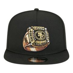 San Francisco 49ers Super Bowl Ring 9FIFTY A-Frame Adjustable Hat | NFL Outlet