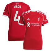 Virgil van Dijk Liverpool Women's 2025/26 Home Replica Jersey