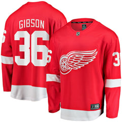 John Gibson Detroit Red Wings Fanatics Home Breakaway Jersey - NHL Jerseys