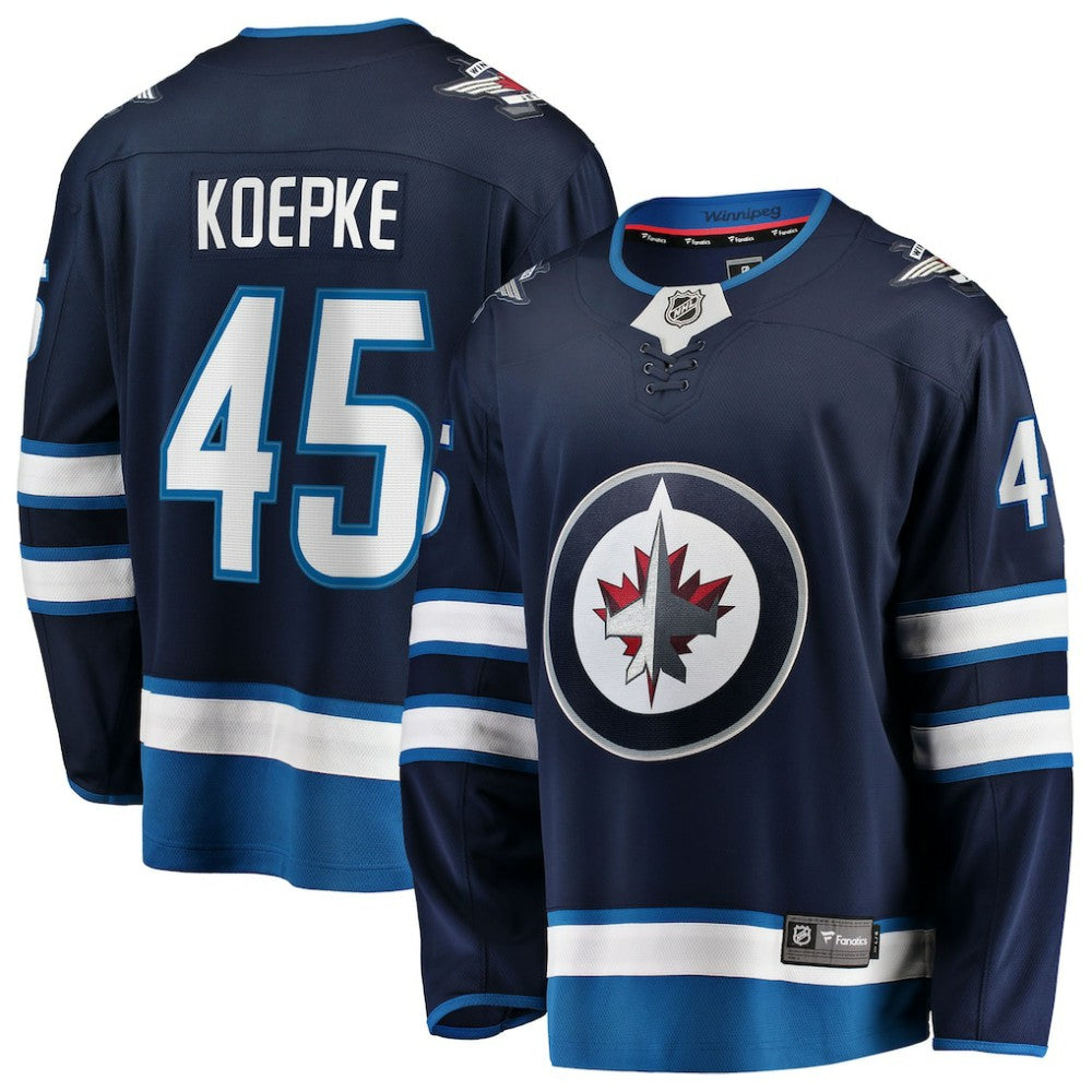 Cole Koepke Winnipeg Jets Fanatics Home Breakaway Jersey - NHL Jerseys